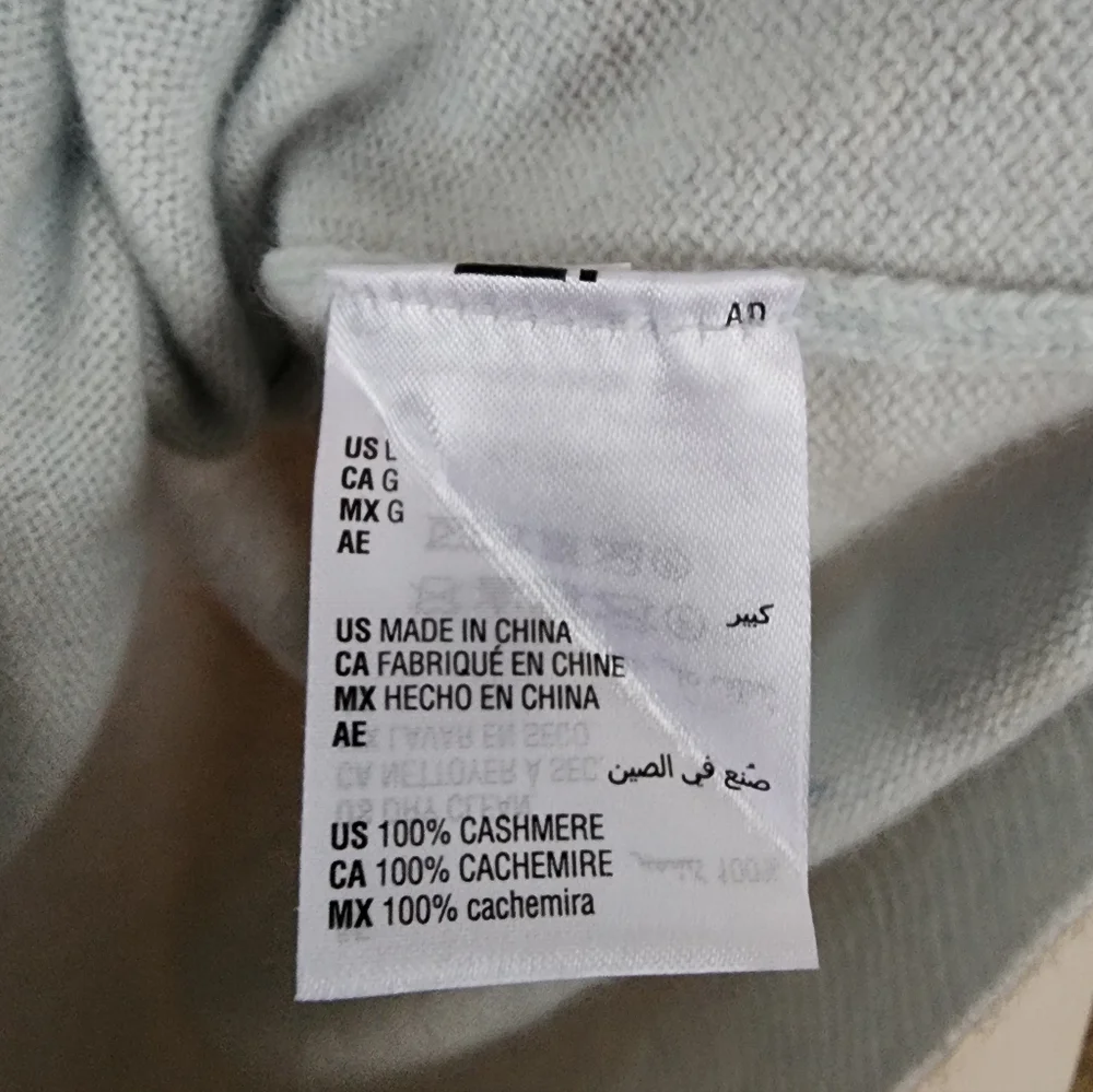 NWT Mens Club Room Cashmere Polo Sweater, Sz L